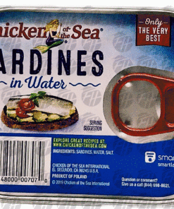 Chicken Of The Sea sardines in water 3.75oz