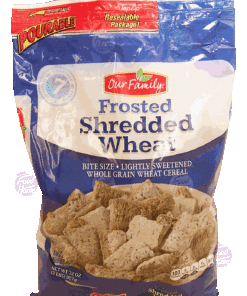 Our Family frosted shredded wheat cereal 32oz