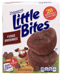 Entenmann's Little Bites   fudge brownies, 5 pouches 9.75oz