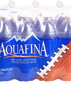 Aquafina purified drinking water, 24- 16.9 fl oz bottles 24pk