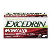 Excedrin Migraine acetaminophen, aspirin and caffeine, caplets 100 count