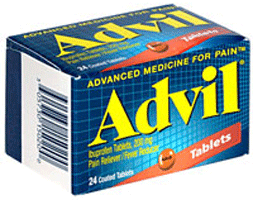 Advil ibuprofen coated tablets, 200mg pain reliever/fever reducer 24 count