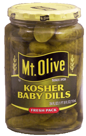 Mt. Olive Fresh Pack Kosher Baby Dills 24 fluid ounce