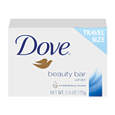 Dove white beauty bar for deep moisture, moisturizing cream 2.6 ounce