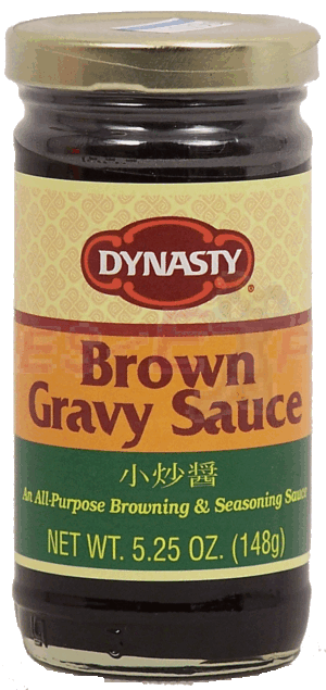 Dynasty brown gravy sauce; an all-purpose browning & seasoning sauce 5.25 ounce