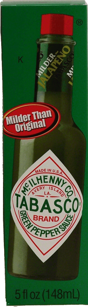 TABASCO (R) Brand Green Pepper Sauce Milder Jalapeno 5 fluid ounce