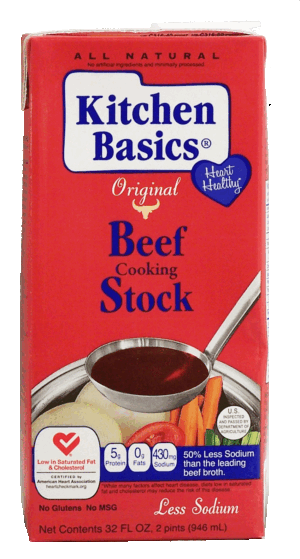 Kitchen Basics original beef flavor cooking stock 32 fluid ounce