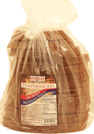 Knickerbocker Baking Company pumpernickel sliced half bread loaf 16 ounce