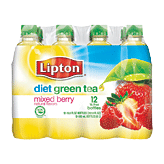 Lipton Iced Tea Diet Green Tea w/Mixed Berries 12 Pk 16.9 fluid ounce