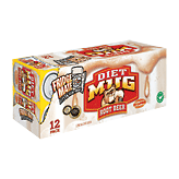 Mug diet root beer, 12-pack 12-ounce cans 144 fluid ounce