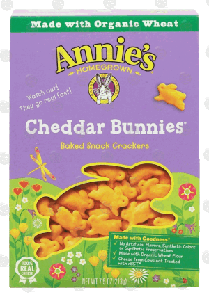 Annie's Cheddar Bunnies baked snack crackers 7.5 ounce