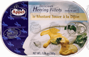 Appel delicious herring fillets in mustard sauce a la dijon ready to eat 7.05 ounce