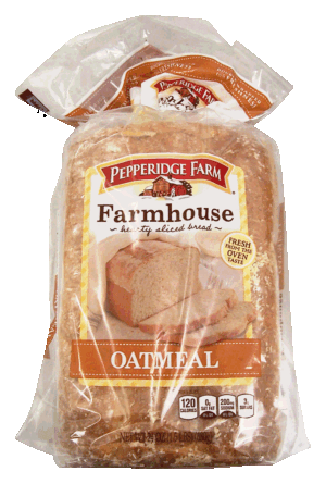Pepperidge Farm Farmhouse oatmeal hearty sliced bread loaf 24 ounce