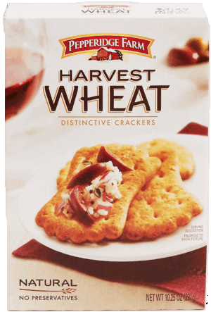 Pepperidge Farm harvest wheat distinctive crackers 10.25 ounce