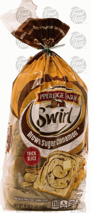 Pepperidge Farm Swirl brown sugar cinnamon sliced bread loaf 16 ounce