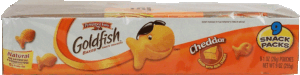 Pepperidge Farm Goldfish cheddar baked snack crackers, 9 1-oz. packages 9 ounce