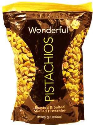 Wonderful Pistachios roasted & salted shelled pistachios 24 ounce