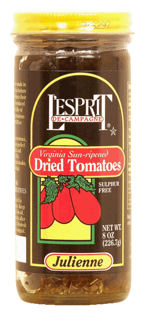 L'Esprit de Campagne dried tomatoes, julienne viginia sun-dried 8 ounce
