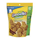 Gerber Graduates Crackers animal crackers made with whole grain, cinnamon grahams 6 ounce