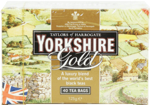 Yorkshire Gold luxury blend of the world's best black tea, 40-bags 125 gram