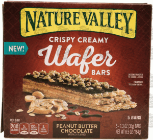 Nature Valley Wafer Bars peanut butter chocolate wafer granola bars, 5 pk., box 6.5 ounce