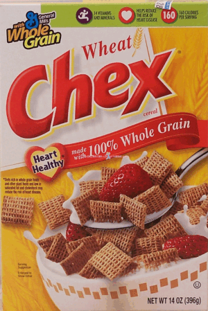 General Mills Wheat Chex breakfast cereal made with 100% whole grain 14 ounce