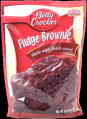 Betty Crocker fudge brownie mix made with dutch cocoa 10.25 ounce