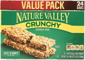 Nature Valley Crunchy oats 'n honey granola bar, 24-count 17.88 ounce