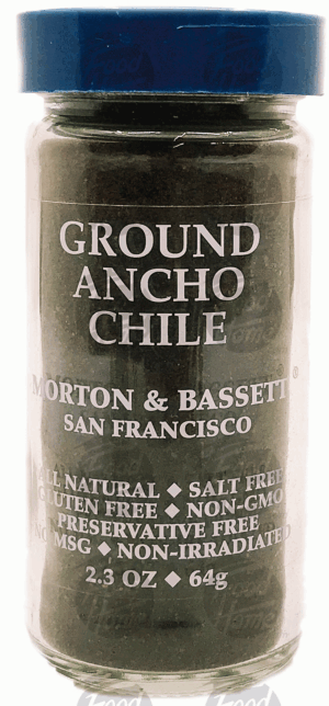 Morton & Bassett ground ancho chile 2.3 ounce
