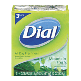 Dial Mountain Fresh antibacterial deodorant soap 3 count