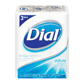 Dial White antibacterial deodorant soap 3 count