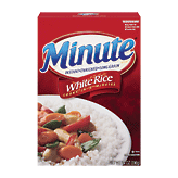 Minute white rice, instant, cooks in 5 minutes 14 ounce