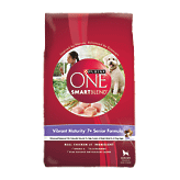 Purina One Targeted Nutrition Dog Food Senior Protection Formula 8 pound