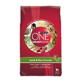 Purina One Total Nutrition Dog Food Adult Total Nutrition Lamb & Rice Formula 8 pound