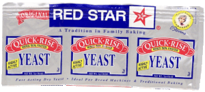 Red Star quick-rise yeast, highly active, rises 50% faster 0.75 ounce