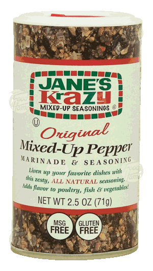 Janes Krazy mixed-up original pepper marinade & seasoning 2.5 ounce