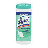 Lysol disinfecting wipes, lemon & lime blossom scent 35 count