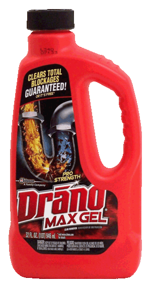 Drano Max Gel pro strength clog remover gel 32 fluid ounce