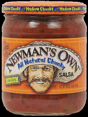Newman's Own Salsa medium all natural chunky 16 ounce