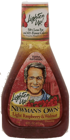 Newman's Own Lighten Up! light raspberry & walnut dressing 16 fluid ounce