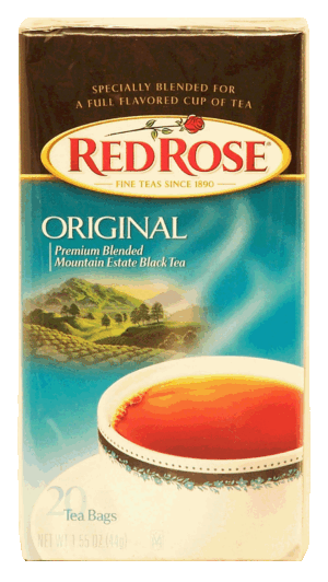 Red Rose original black tea, 20-bags 1.55 ounce