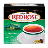 Red Rose Tea Bags Naturally Decaffeinated Premium Blended 48 count
