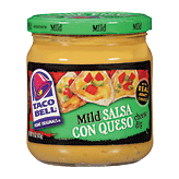 Taco Bell salsa con queso cheese dip, mild 15 ounce