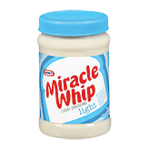 Kraft Miracle Whip light dressing, 50% fat & calories than regular 15 fluid ounce