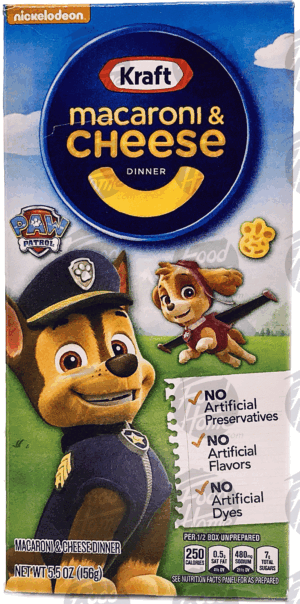 Kraft Paw Patrol macaroni & cheese dinner dry kit 5.5 ounce