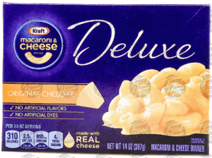 Kraft Dinners Macaroni & Cheese Dinner Deluxe w/Original Cheddar Cheese Sauce 14 ounce