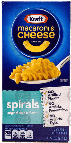 Kraft Dinners Macaroni & Cheese Dinner Spirals 5.5 ounce