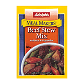 Adolph's Meal Makers beef stew mix, add meat & vegetables 1.5 ounce