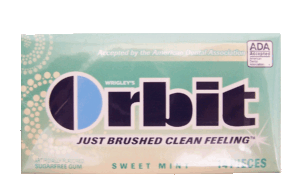 Orbit sweet mint sugar free gum 14 count