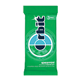Orbit Chewing Gum Spearmint Sugar Free 14 Ct 3 pack